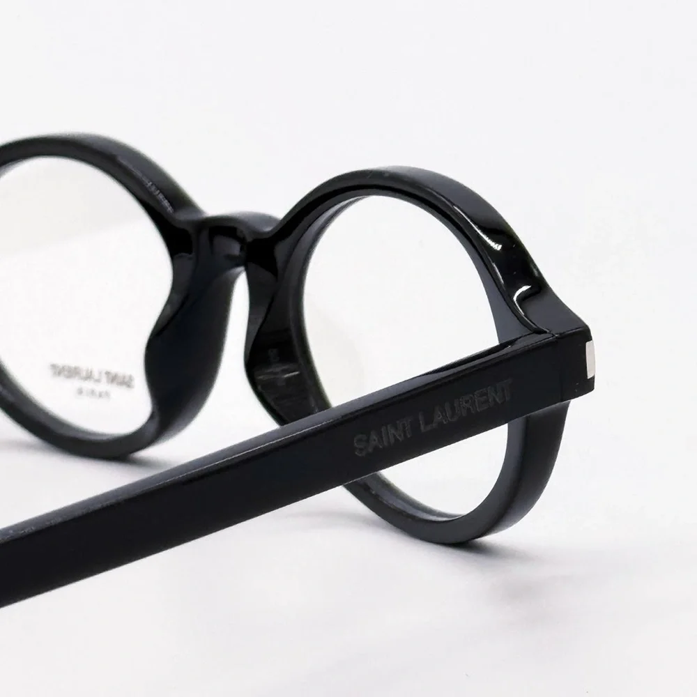 NEW SAINT LAURENT SL 751 JEANNE OPT 001 ROUND BLACK SL751 001 WOMEN EYEGLASSES